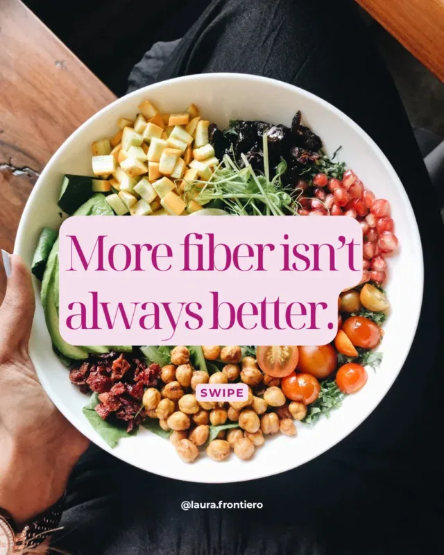 Fiber isn’t the problem. The way it gets prescribed sometimes is.I’ve worked with enough people who were already bloated and constipated to know that “just eat more fiber” often makes things worse, not better. If motility is impaired, a sudden increase in beans, chia, flax, or fiber supplements can overwhelm a system that wasn’t moving well in the first place. More fermentation, more gas, more discomfort, on top of what someone came in with.I’d rather find out why someone is constipated before I add anything. Once the basics are in place, hydration, enough food, movement, then fiber can go up gradually, with sources the person actually tolerates.The instinct to add more comes from a good place. It’s just not always where the problem actually is.Want to start improving your gut today? Check out my free Gut Health Kickstart Guide. Just comment GUT for the link......#fiber #fiberoverload #bloating #digestivehealth #guthealth