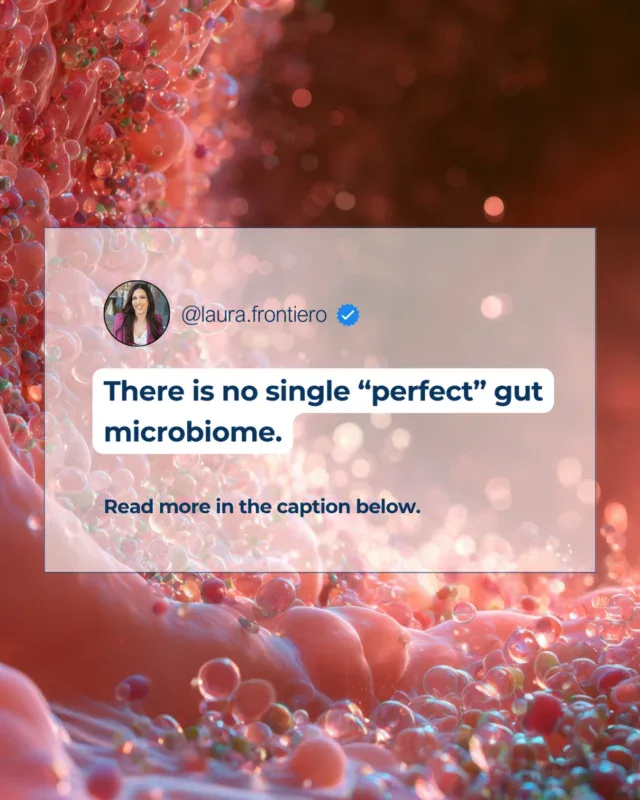 A healthy microbiome isn’t necessarily about having the exact same bacteria as someone else.Your diet, environment, medications, genetics and lifestyle all shape your microbial ecosystem.So I’m much more interested in function than chasing a list of bacteria that social media has declared “good.”The goal isn’t to create someone else’s microbiome, it’s to understand yours.Looking to improve your personal gut health? Join my free Break the Midlife Symptoms webinar on 9/24! Seats are limited so save yours by commenting MIDLIFE below or head to my link in bio......#midlife #midlifesymptoms #midlifehealth #guthealing #brainfog