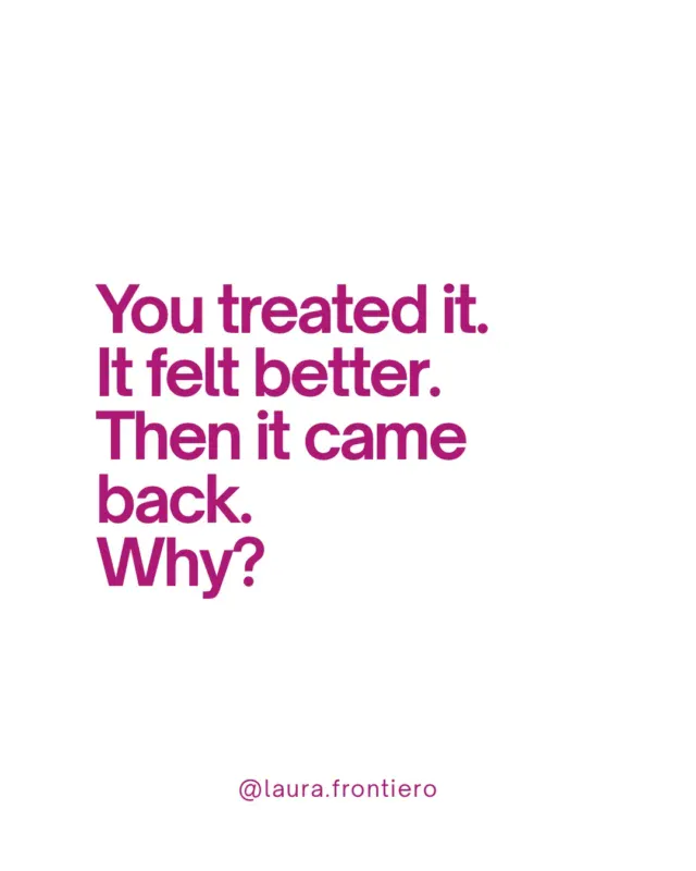 There’s a big difference between treating a flare and understanding why it keeps happening.If you’ve had the same UTI three times, the same symptoms that keep returning, or an illness that seems to knock you flat every time, it’s worth paying attention to that pattern.Sometimes the explanation is straightforward. Sometimes bacteria can persist in protected environments or inside cells. And some viruses can remain dormant and reactivate later.That doesn’t mean every recurring symptom is a hidden infection. It means recurrence deserves a closer look.Instead of asking only, “What can I take for this?” consider asking, “Why does this keep coming back?”That question can lead to a very different conversation with your healthcare provider.If this sounds familiar, I would love to help. Comment CALL below to get a link to a free discovery call with my team......#immunehealth #rootcause #recurrentinfections #functionalhealth #immunesupport