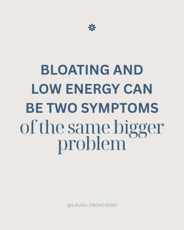 I’ve worked with enough people who have both digestive complaints and low energy to know that it’s worth looking at the connection rather than automatically treating each symptom separately.That doesn’t mean bloating causes fatigue, or that every case of fatigue is a gut problem. It means digestion, nutrient metabolism and the microbiome are connected to broader aspects of physiology.If your digestion has been unpredictable for months or years, I’d rather help you understand the pattern than keep handing you another isolated fix.If this sounds like you, join my free The Bloat and Belly Fat masterclass. Comment BLOAT below for the link to register or head to my link in bio. .....#bloating #bellyfat #bellyfatloss #lowenergy #rootcause