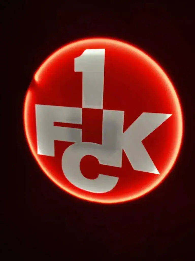1 FC Kaiserslautern Lampe LED-Leuchtschild Fandeko