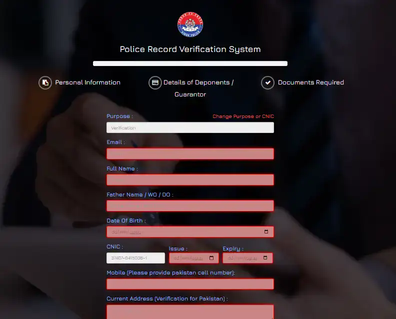 portal-to-apply-for-sindh-police-character online
