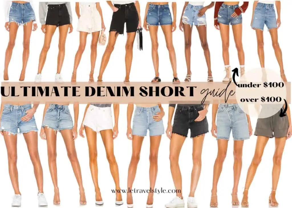 Shorts guide for women with a short torso