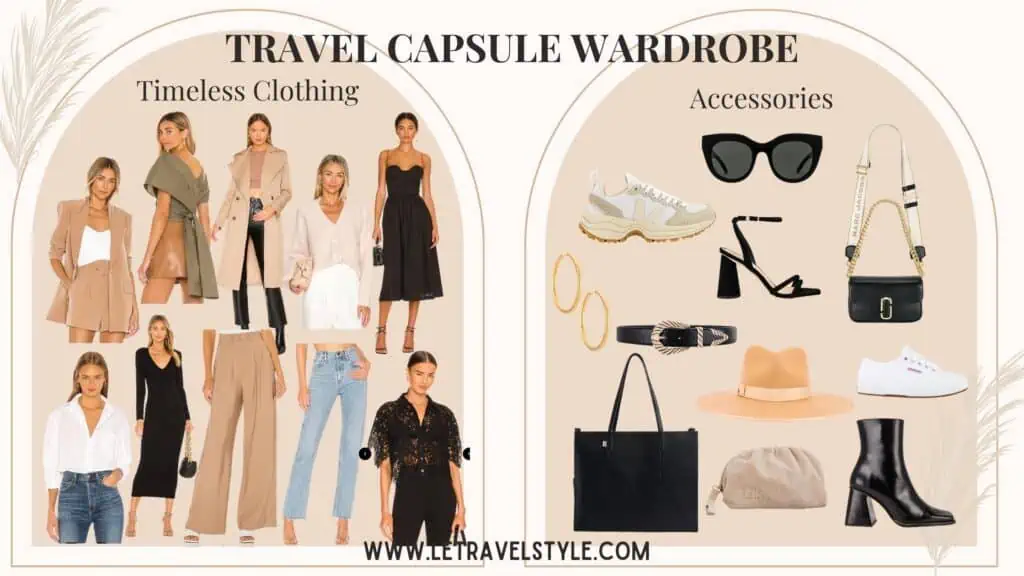 Travel Capsule Wardrobe: How to Dress Like A European · Le Travel