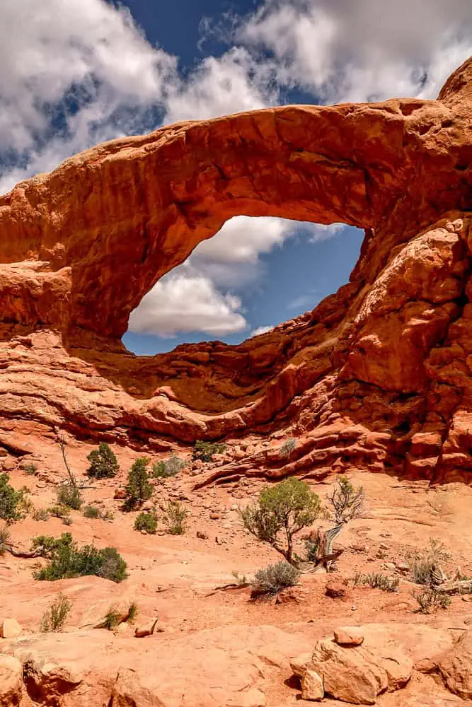 North Window Arch in Arches National Park