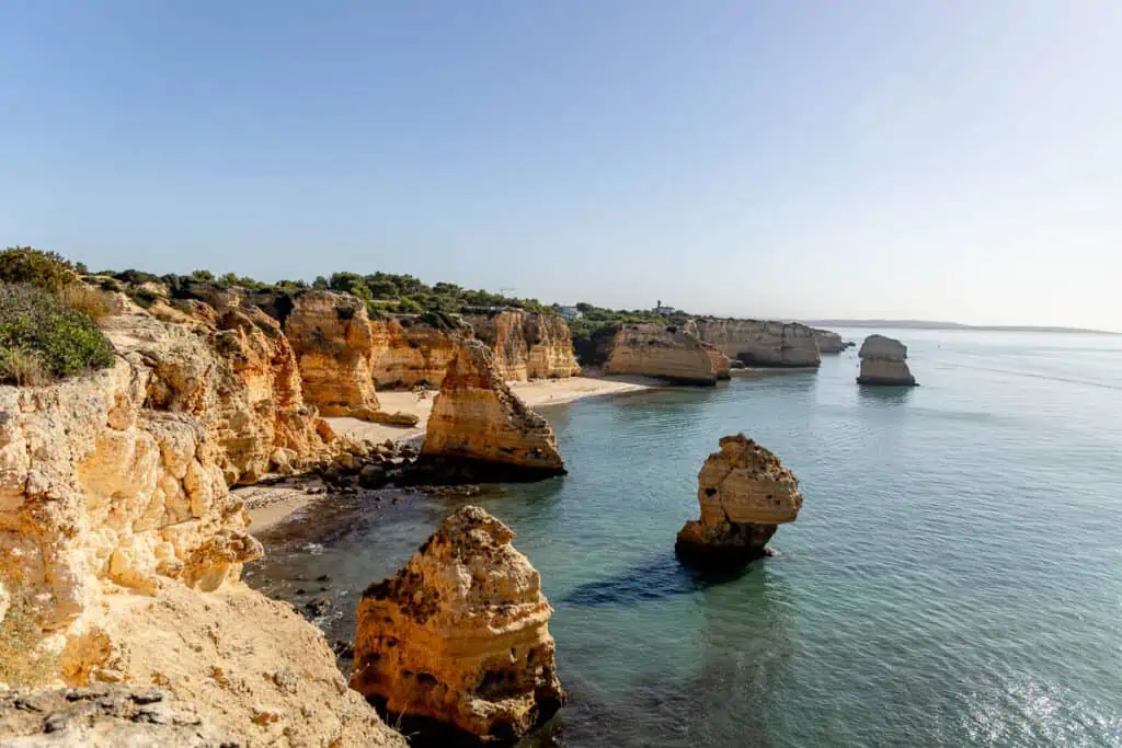 Marinha Beach on the Algarve Coast