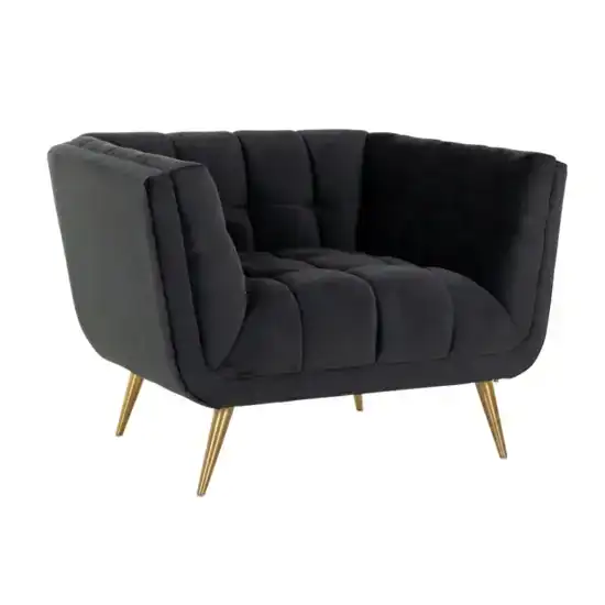Fotelis Huxley Antraciet velvet, Lima Design, Foteliai, Fotelis Huxley Antraciet velvet