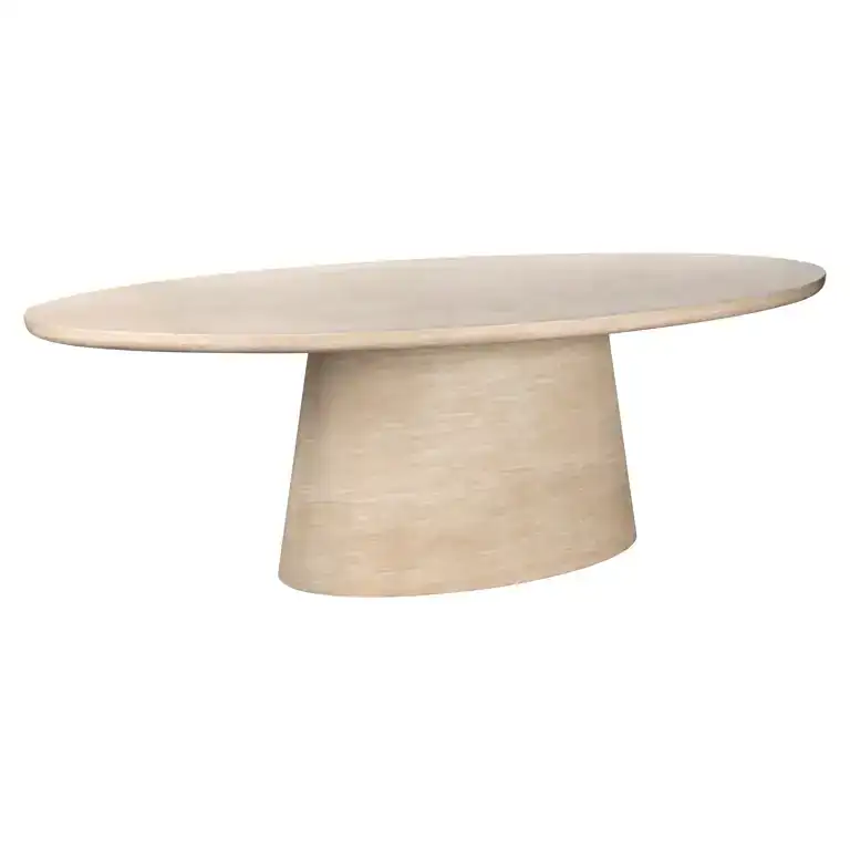 Valgomojo stalas Fictus Travertine faux (Beige)
