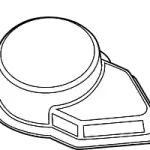 3 bolt flange bracket bearing cover th 240x200