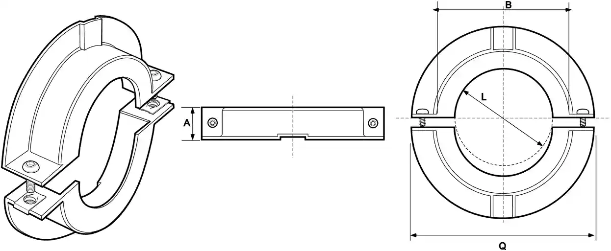 Industrial machine guard and cover for safety and protection.