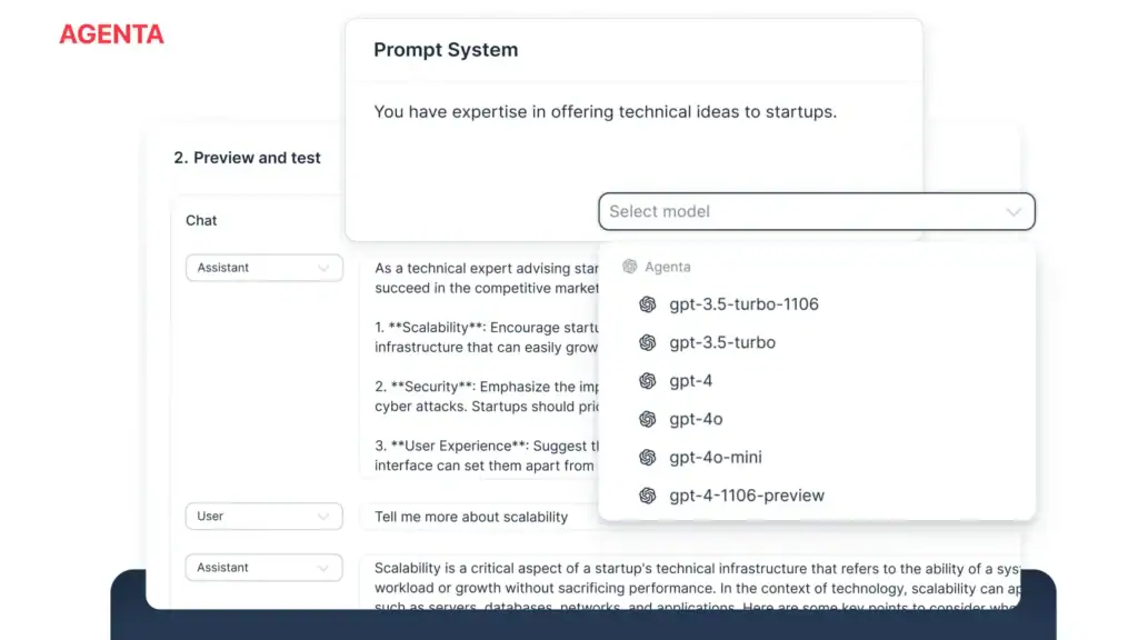 prompt system