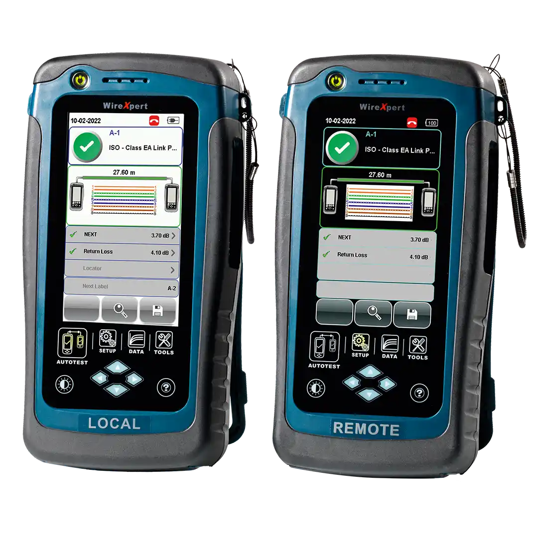 Softing WireXpert 4500 Dual Control System mit zwei Hauptgeräten