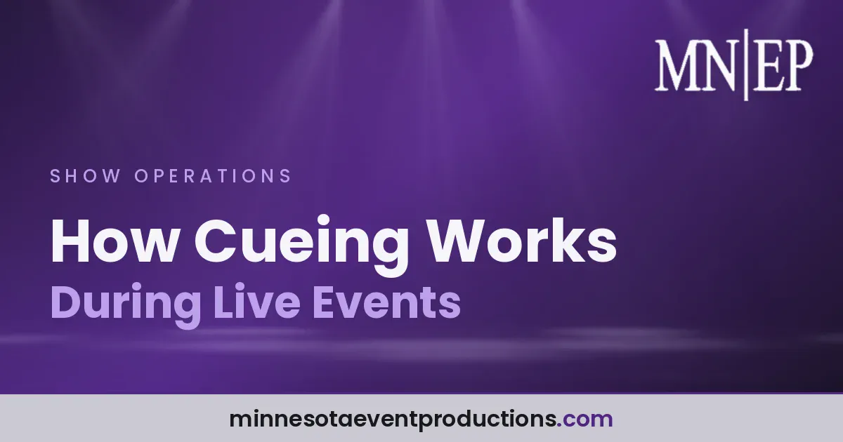 Read more about the article How Cueing Works During Live Events