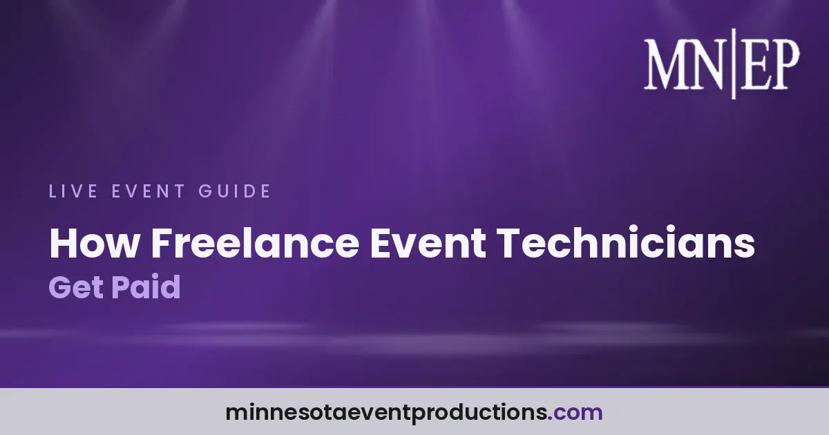 Read more about the article How Freelance Event Technicians Get Paid