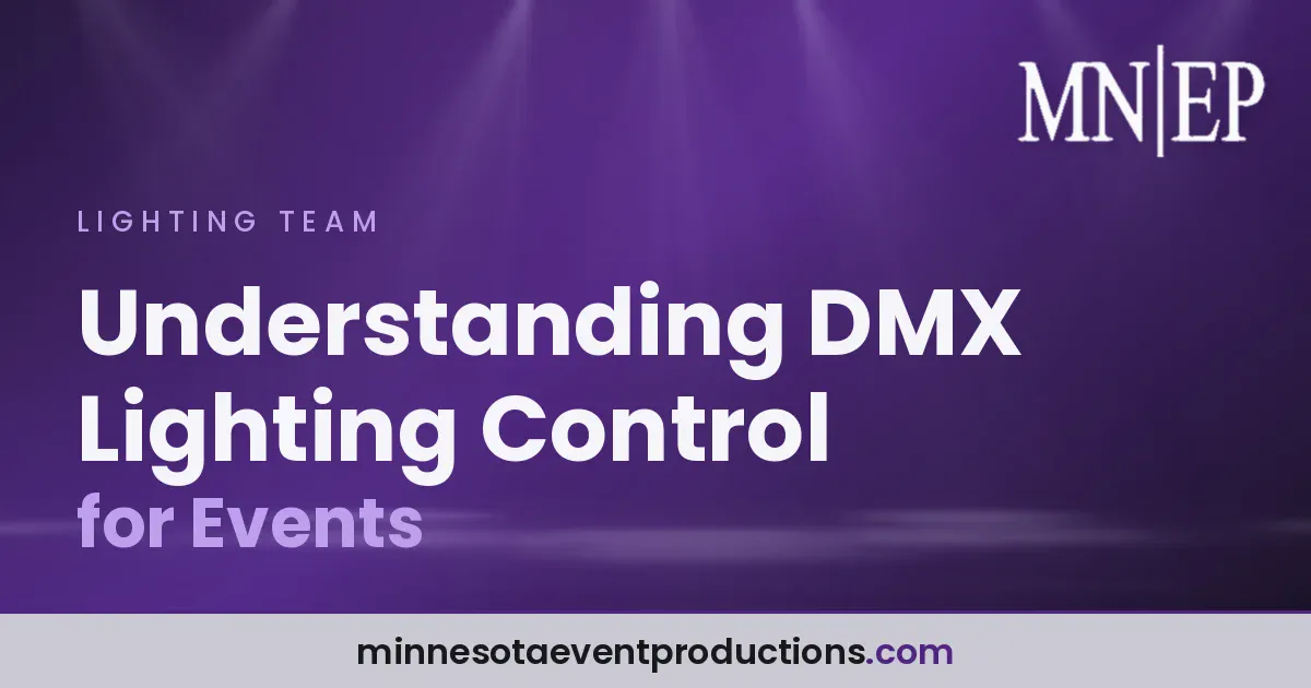 Read more about the article Understanding DMX Lighting Control for Events