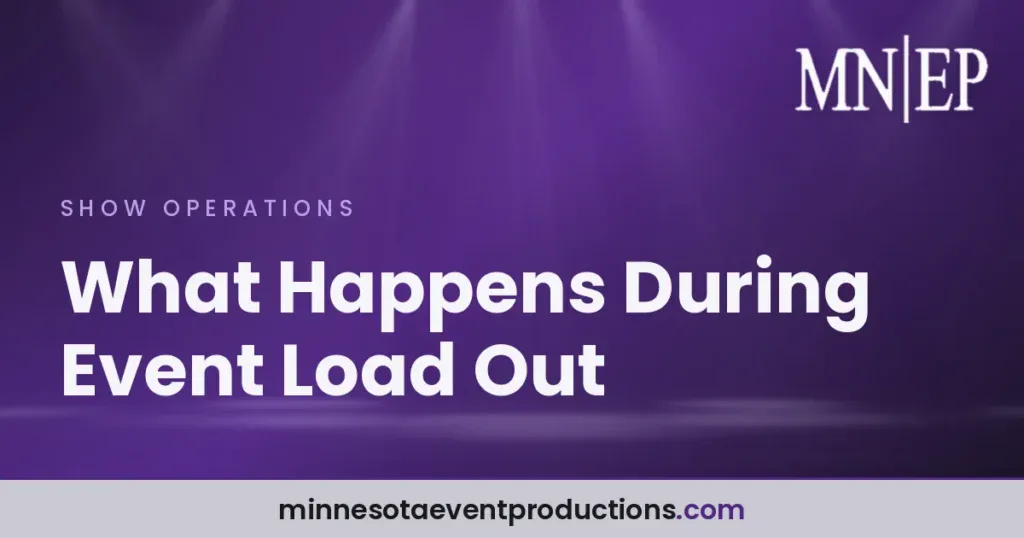 What Happens During Event Load Out