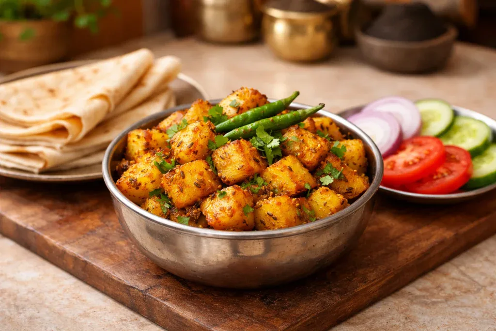 dhaba style jeera aloo sabzi