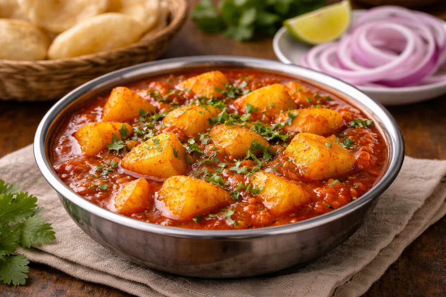 halwai style aloo tamatar sabzi
