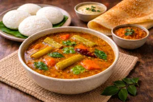 Restaurant Style Thick Perfect Sambar with drumstick and fresh masala