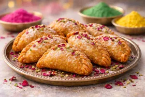 होली स्पेशल मावा गुजिया रेसिपी (Mawa Gujiya Recipe in Hindi ) खस्ता और कुरकुरी