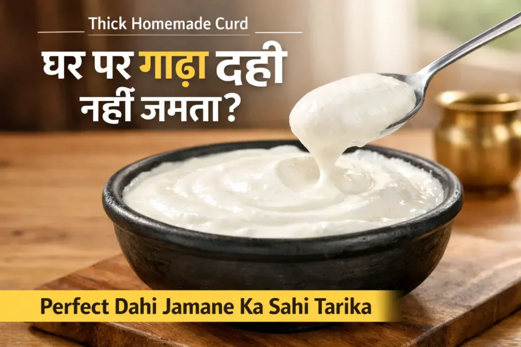 Perfect Dahi jamane ka sahi tarika – घर पर बना गाढ़ा और मलाईदार दही