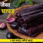 "Jamun Papad Recipe in Hindi – घर पर बना बाजार जैसा जामुन पापड़, ताजे जामुन फलों के साथ"
