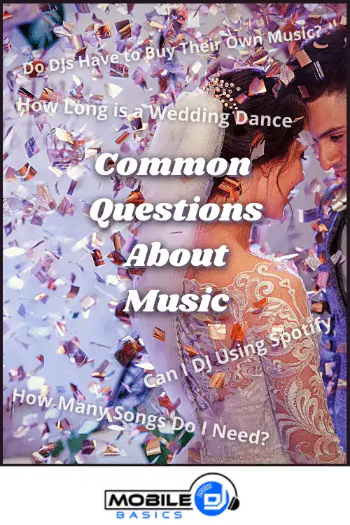 Couple at wedding dance with confetti, celebrating with music and dancing.