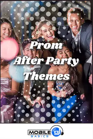 Group of young people celebrating prom after party with confetti and smiles.