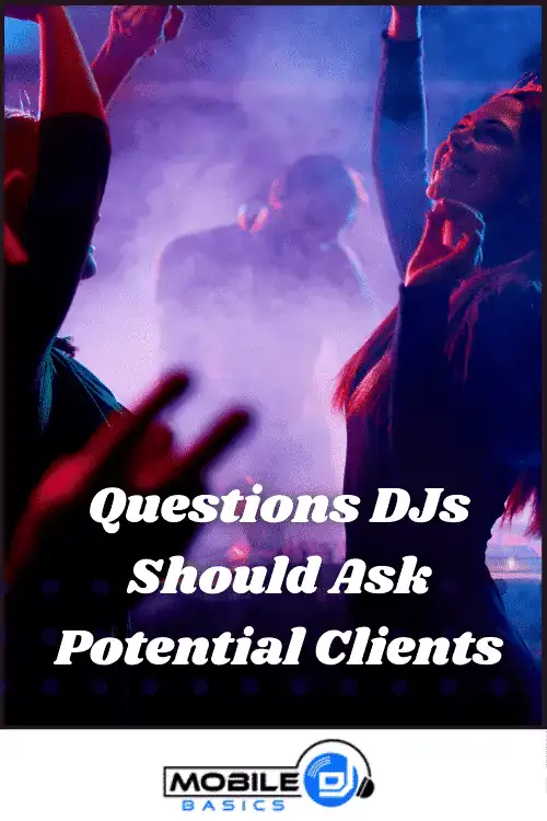 People dancing at a DJ event with colorful lights and smoke effects.