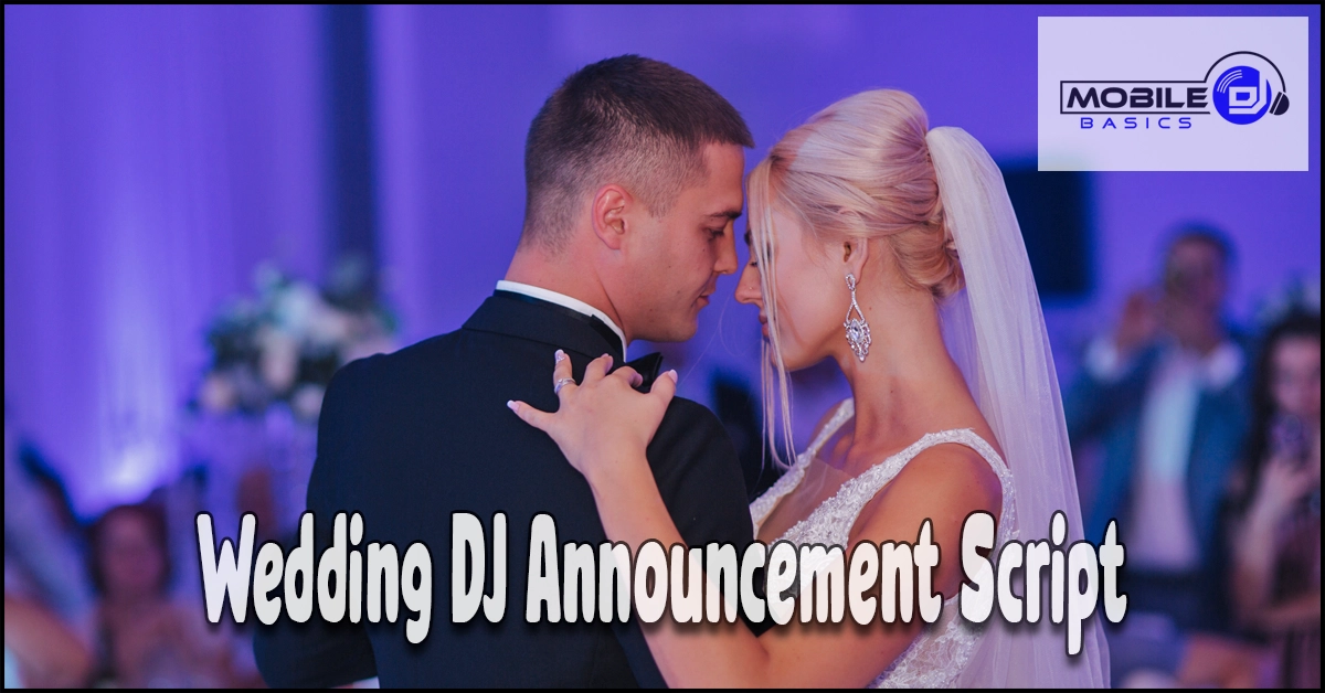 Read more about the article Wedding DJ Announcement Script That Keeps the Night Moving