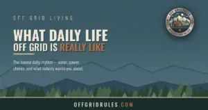 Read more about the article What Daily Life Off Grid Is Really Like