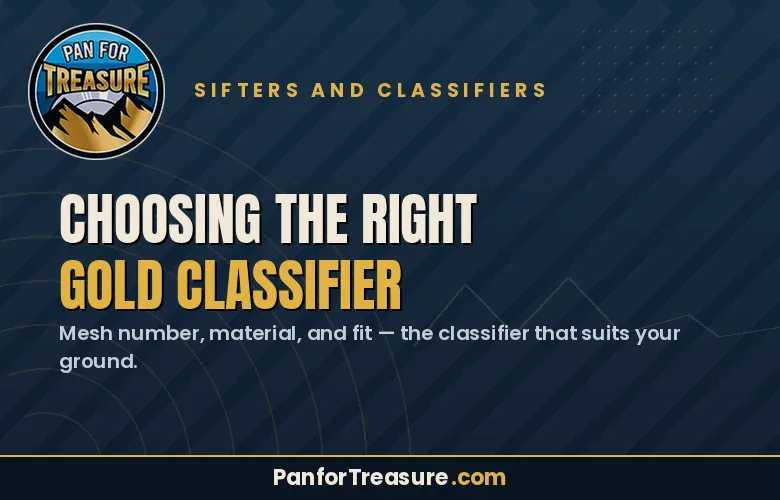 Read more about the article Choosing the Right Gold Classifier: For Gold Prospecting Success