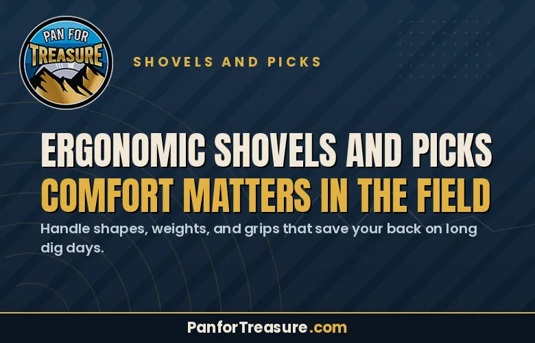 Discover unparalleled comfort with Pan for Treasure’s Ergonomic Shovels and Picks—expertly designed to make long digging days easier on your hands and back. Elevate your treasure hunting experience with tools that combine innovative design and ergonomic support, ensuring you can dig deeper for longer without sacrificing comfort.