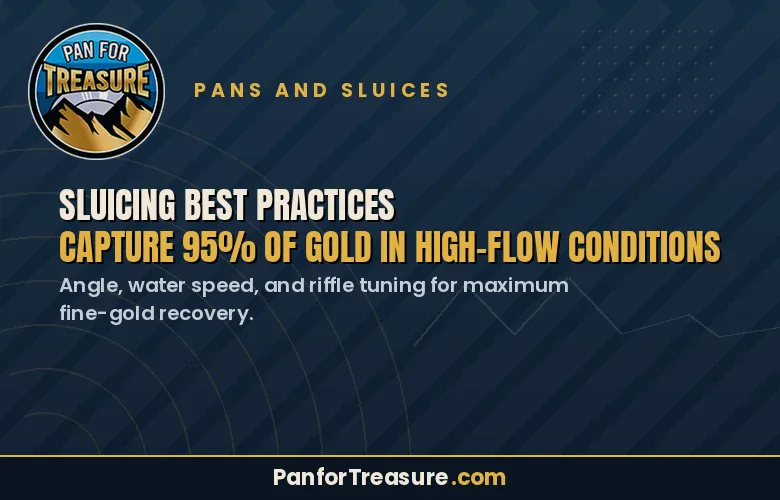 Read more about the article Sluicing Best Practices: Capture 95% of Gold in High-Flow Conditions