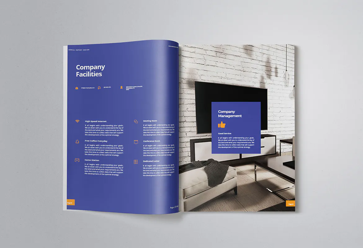 Company Annual Report Template