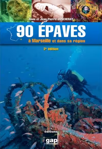 Explorez les mystères sous-marins de Marseille avec "90 Épaves", un guide incontournable pour les passionnés de plongée.