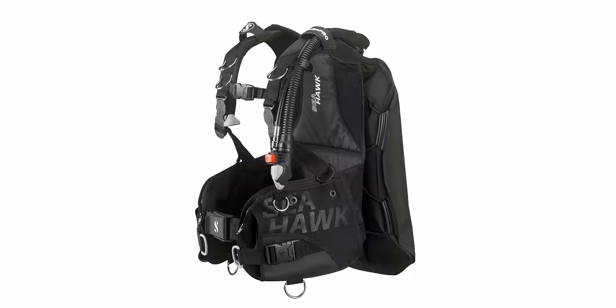 Gilet de plongée Sea Hawk, conçu pour le confort et la sécurité sous-marine.