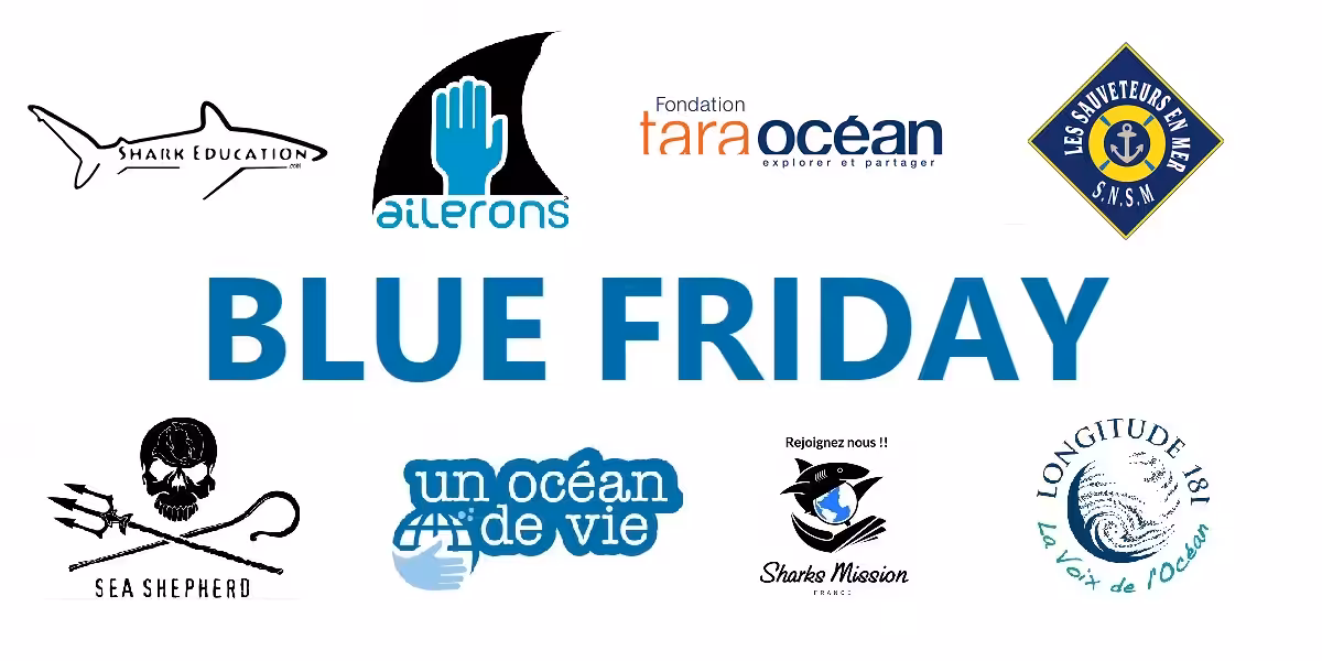 Événement Blue Friday pour la protection des océans et sensibilisation à la biodiversité marine.