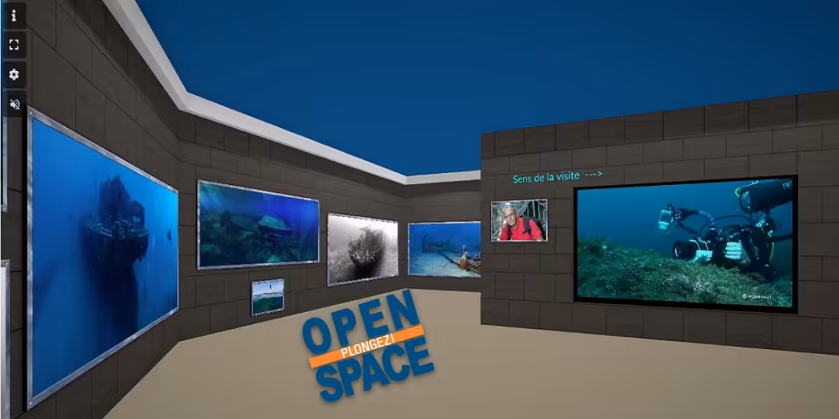 Galerie immersive dédiée à l'exploration du monde sous-marin et de ses merveilles.