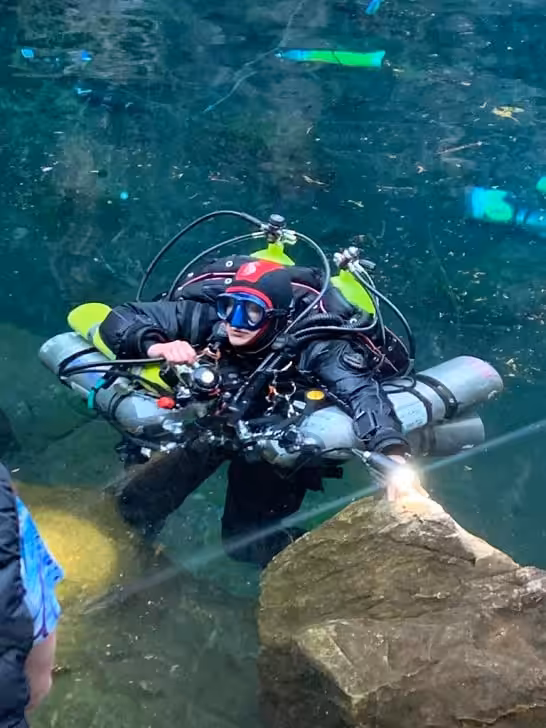 Juste avant limmersion