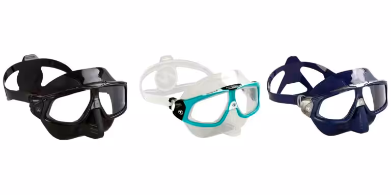 Masques de plongée pour explorer le monde sous-marin en toute clarté et confort.