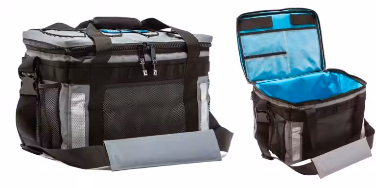 Sac isotherme pratique pour le stockage d'équipement de plongée et d'accessoires marins.