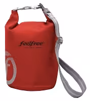 Sac étanche rouge compact idéal pour protéger vos effets personnels lors de vos aventures de plongée; mot-clé: étanchéité.