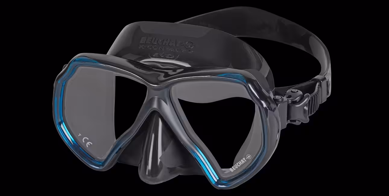 Le masque X-Contact Evo de Beuchat offre une vision panoramique idéale pour l'exploration sous-marine. #Plongée