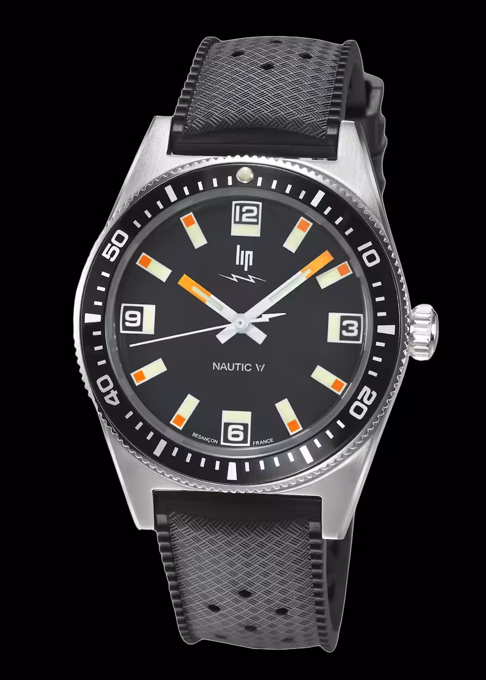 Montre de plongée Nautic V, alliant robustesse et design élégant pour les passionnés du monde sous-marin.