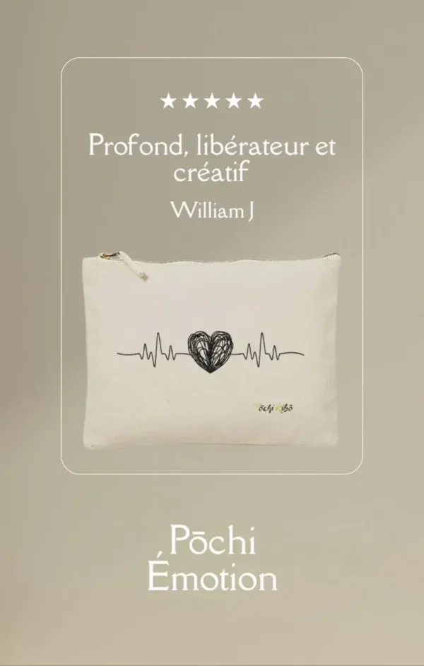 avis client de William sur la pochette Pochi Émotions : "Profond, libérateur et créatif"