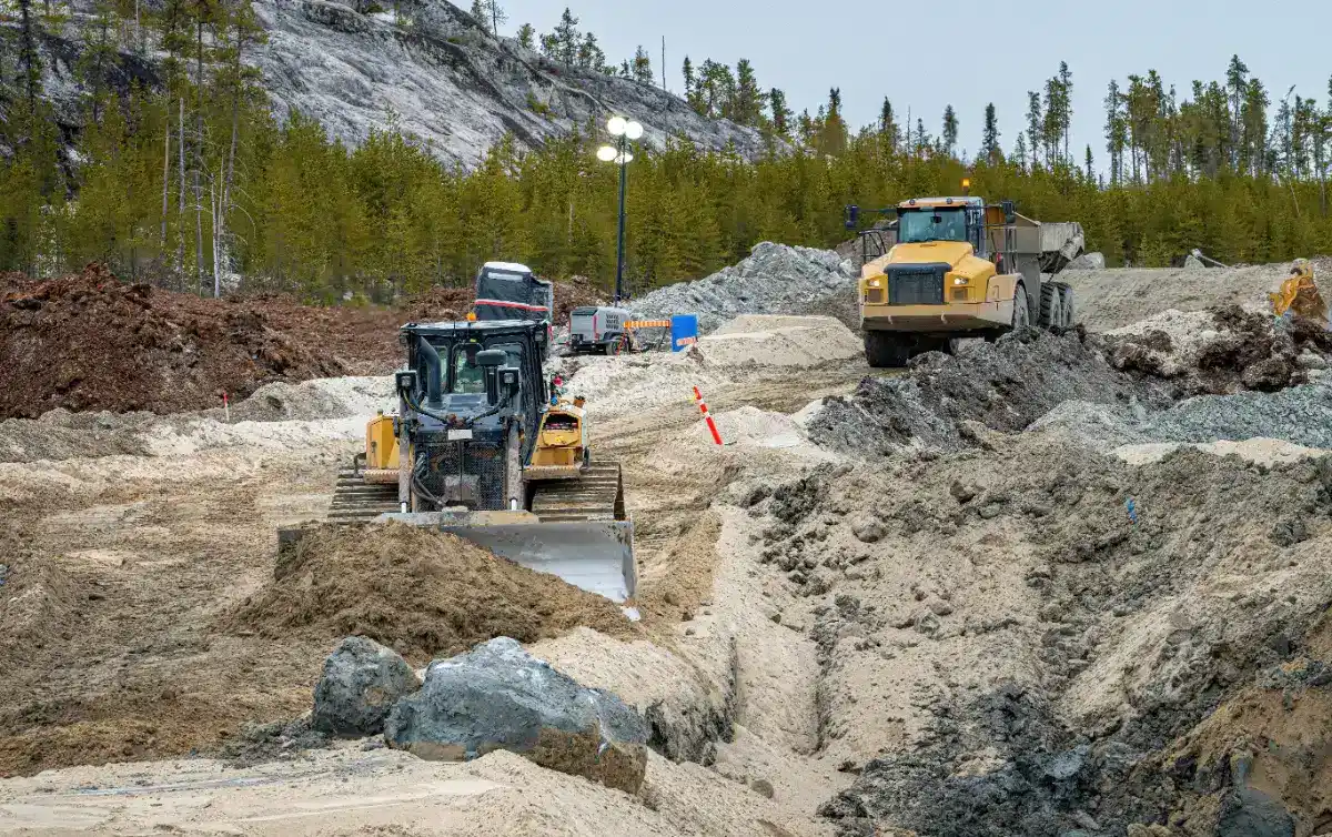 Business Excavation Site