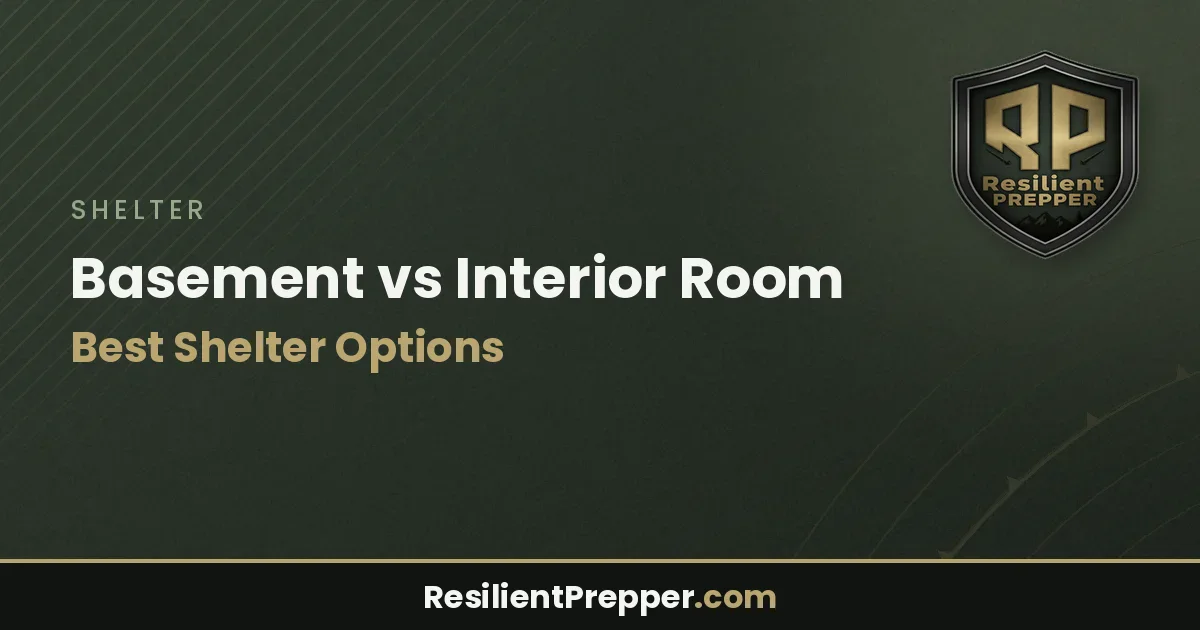Basement vs Interior Room: Best Shelter Options
