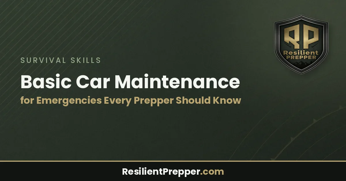 Basic Car Maintenance for Emergencies Every Prepper Should Know