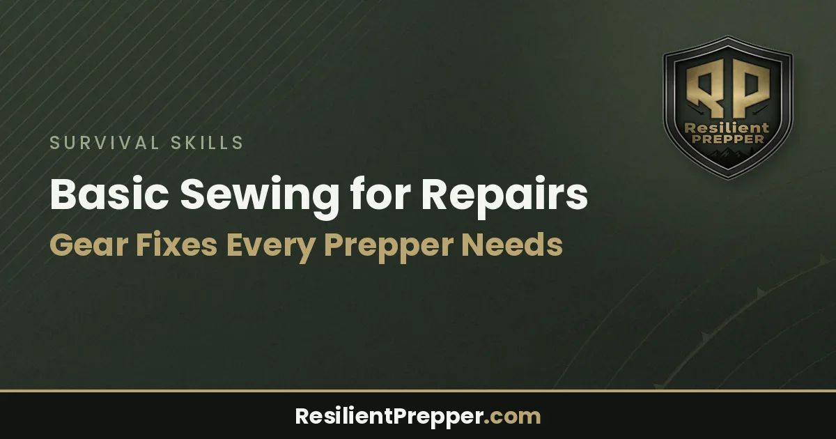 Basic Sewing for Repairs: Gear Fixes Every Prepper Needs